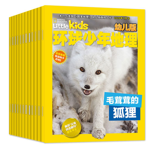 1-9月现货【全年/半年订阅】环球少年地理幼儿版2025/2026年1-12月 低年级儿童小聪仔科普百科自然探秘地理杂志过刊 - 图0