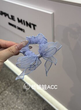 691016杨娃娃韩国进口高级感多种颜色蝴蝶结小肠发圈发绳