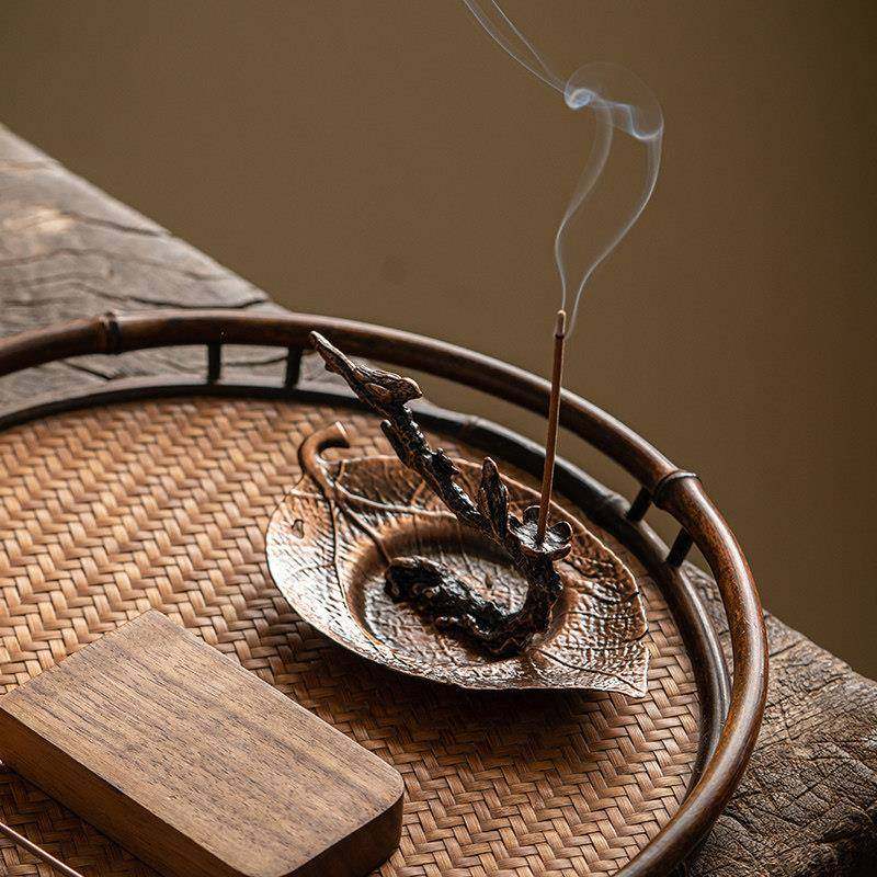 创意合金香薰炉喜上枝头线香炉倒流香炉居家室内熏香茶道禅意摆件,淘宝优惠券,粉丝福利购,淘宝优惠卷