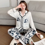 Бархатный демисезонный милый лонгслив, осенняя пижама, комплект, осенний