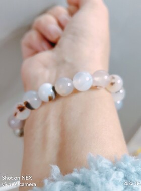 10MM云海影子石手链补金补水五行石礼品盒