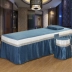 Làm đẹp giường bao gồm bốn bộ y học Trung Quốc massage moxib phỏng vật lý trị liệu móng chân câu lạc bộ giường đặc biệt giường đơn váy - Trang bị tấm