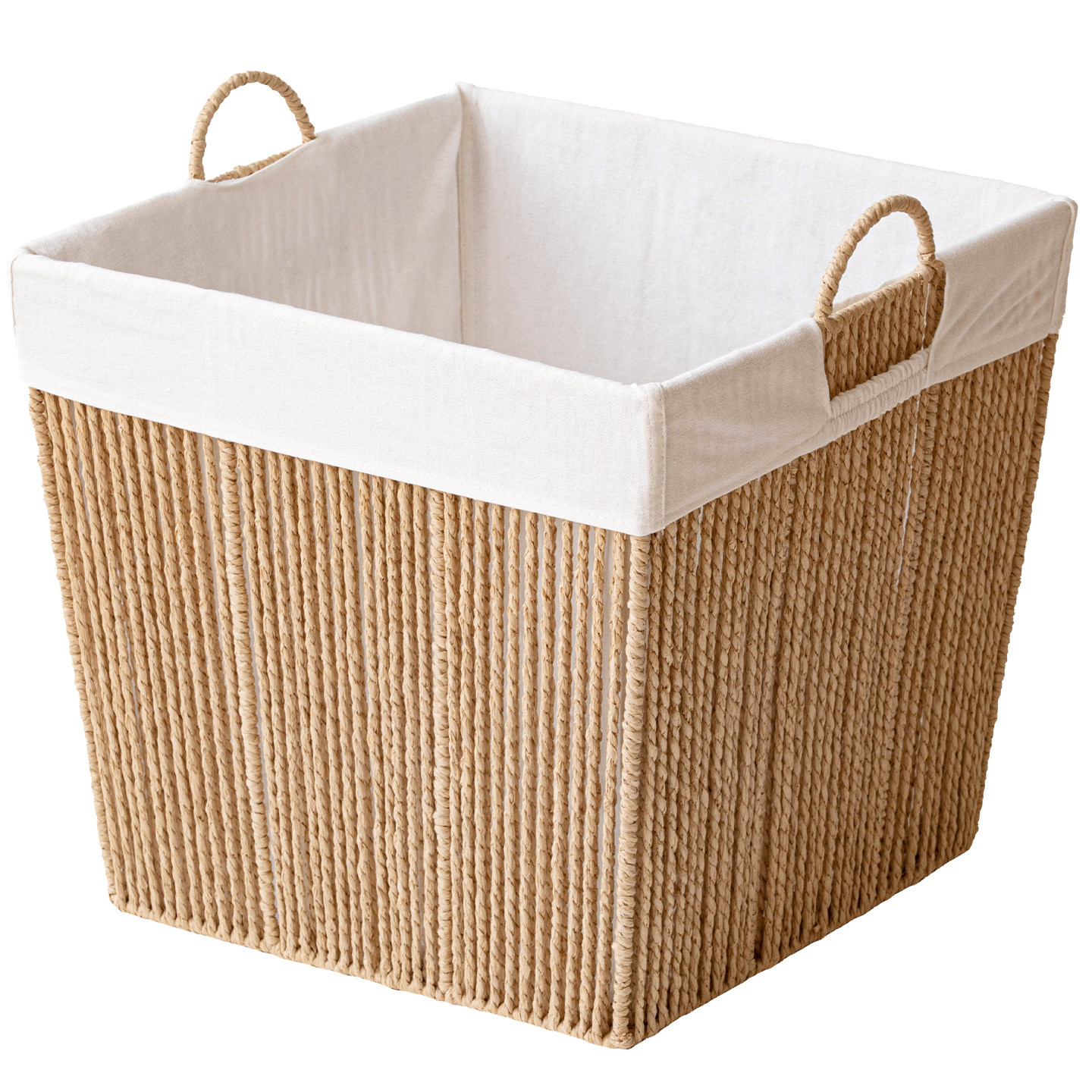 家用衣物储物筐手工藤编零食收纳筐桌面玩具箱杂物编织框脏衣服篮,淘宝优惠券,粉丝福利购,淘宝优惠卷