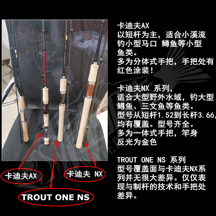 SHIMANO禧玛诺CARDIFF卡迪夫AX NX ULTROUT ONE NS马口泛用路亚竿 - 图0