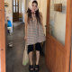 Eve H Korean retro girl's cropped pants for summer