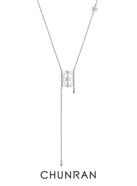 CHUNRAN长款中性毛衣链925银项链