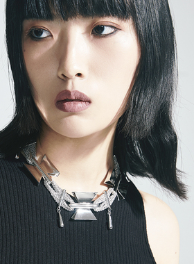 chunran荆棘系列夸张男女项链