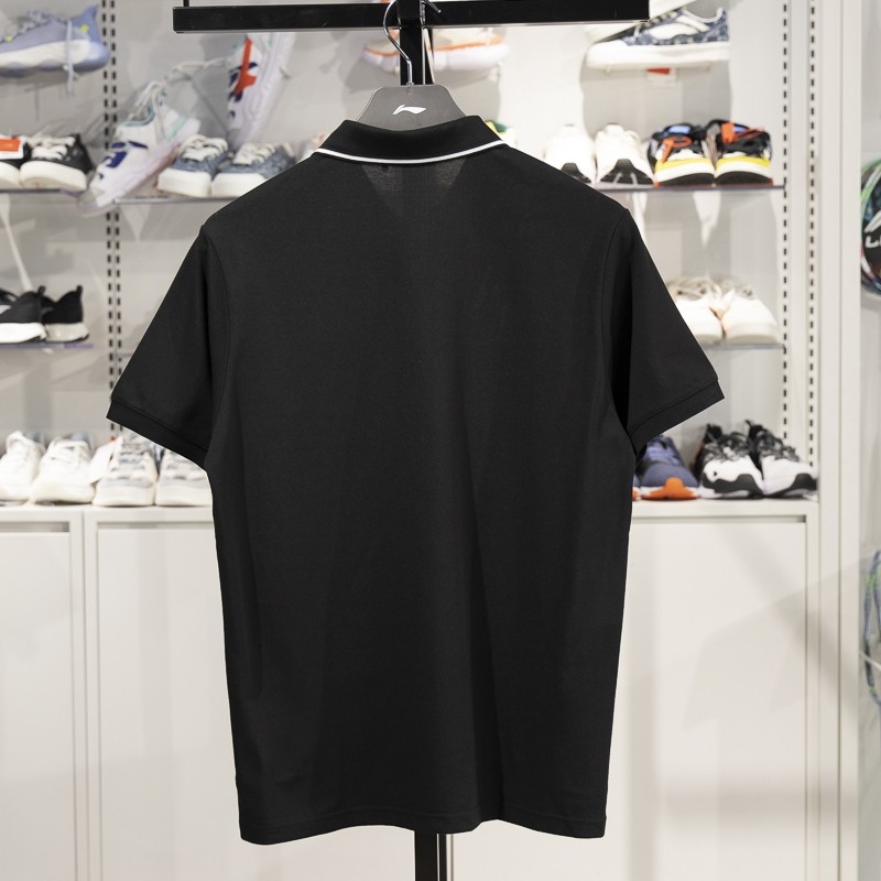 李宁短袖POLO衫男子2025夏季新款冰感舒适吸湿排汗翻领T恤APLV091,淘宝优惠券,粉丝福利购,淘宝优惠卷