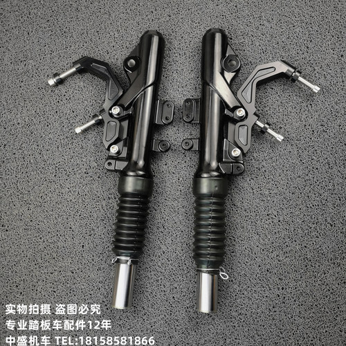 适用林海三四五代目劲战F1小牛九号改装33芯400左右双碟刹前减震 - 图0