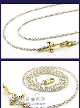 日本代购Good vibrations日系潮流时尚男女配饰925银项链