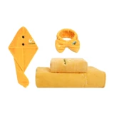 Летнее банное полотенце для домашнего использования, хлопковый быстросохнущий комплект, хорошо впитывает воду, 3 предмета, коллекция 2022