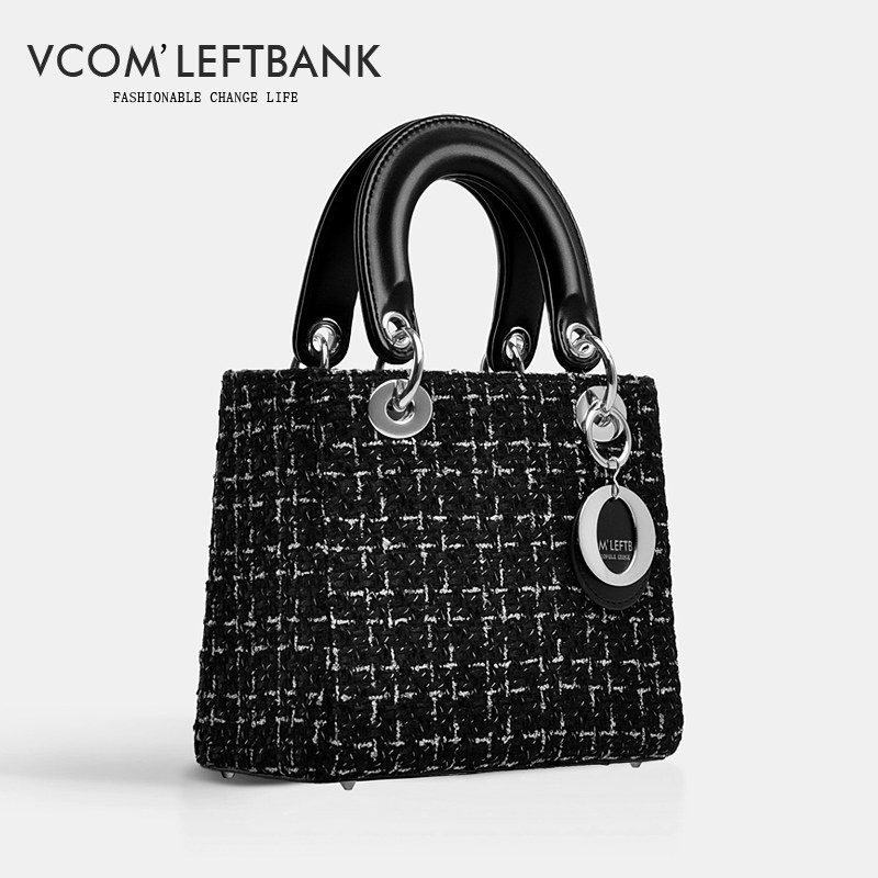 2020潮网红百搭小ck小香风斜挎包 花开左岸女士包袋