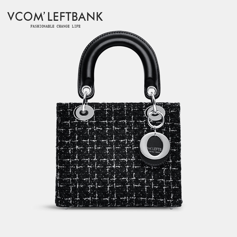 2020潮网红百搭小ck小香风斜挎包 花开左岸女士包袋