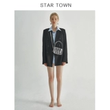 Кожаная оригинальная дизайнерская сумка через плечо, коллекция 2023, воловья кожа