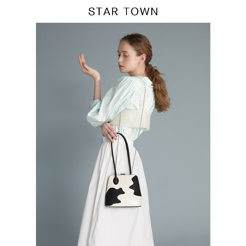 startown小众原创设计奶牛包斜挎包 startown女士包袋