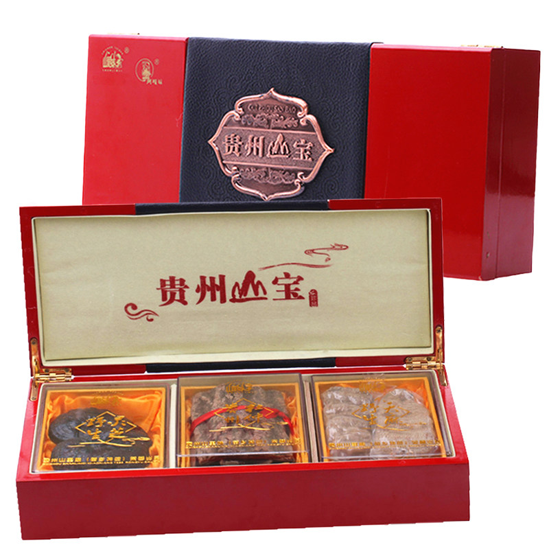 山里妹贵州三宝包邮灵芝300gx1盒 山里妹杜仲