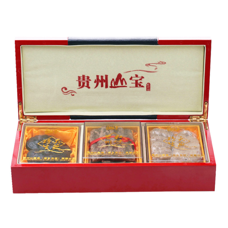 山里妹贵州三宝包邮灵芝300gx1盒 山里妹杜仲