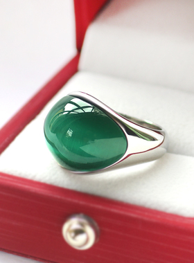 猫眼石欧美时尚戒指男士韩版霸