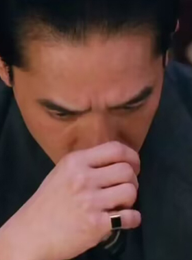 梁朝伟同款黑玛瑙钛钢戒指