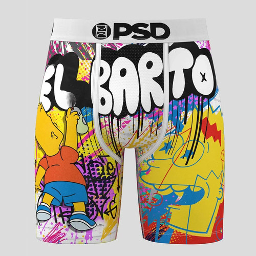 欧美潮牌PSD男士五分裤短裤运动篮球裤紧身ins风夏日个性平角内裤 - 图3