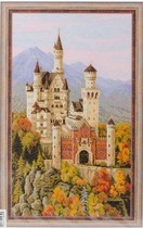 Cross embroidered source file Riolis new day goose castle