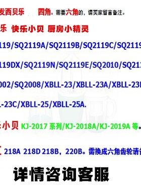 西贝乐厨房小精灵配件SQ2119 B C DX 2010 2008 2120十字刀头刀盘