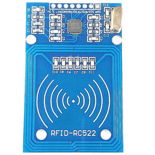 MFRC-522 RC522 RFID射频 IC卡感应模块 送S50复旦卡、钥匙扣排针 - 图3