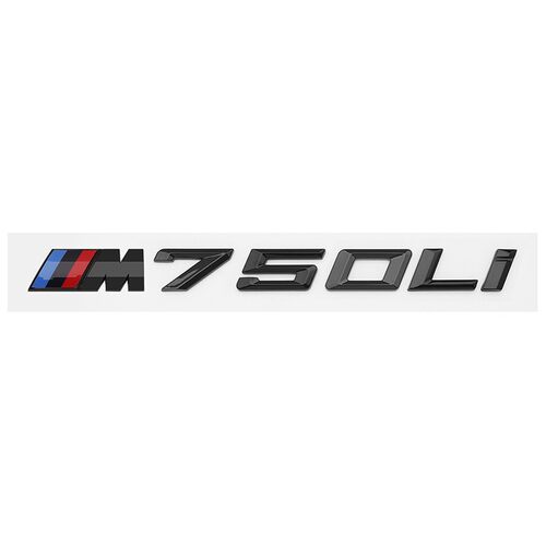 适用于宝马7系730Li后尾贴标735Li740LiM750Li改装运动数字排量标 - 图3
