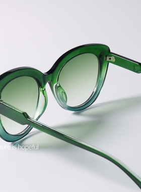 猫眼复古港风UV400近视太阳眼镜