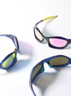 运动风UV400防紫外线骑行墨镜