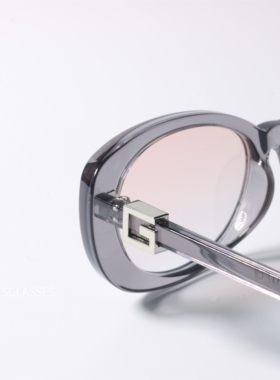 轻奢椭圆偏光UV400近视可配墨镜