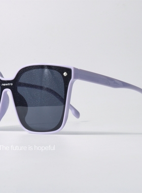 荧光绿色一片式连体UV400墨镜