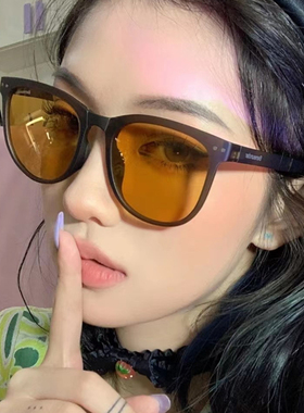 网红可折叠墨镜朋克高街风格中性