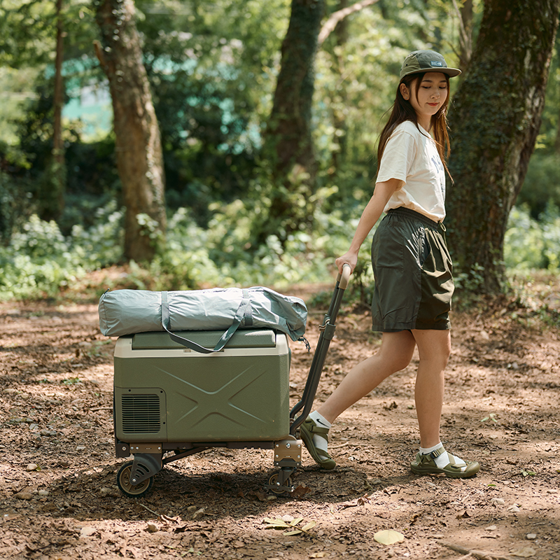 Naturehike挪客折叠小推车便携户外拉车露营野营拖车大容量营地车 - 图0