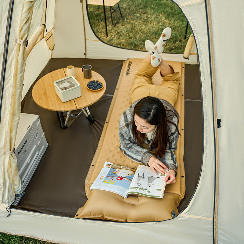 Naturehike挪客露营单双人带枕充气垫户外帐篷睡垫野营午休防潮垫,淘宝优惠券,粉丝福利购,淘宝优惠卷