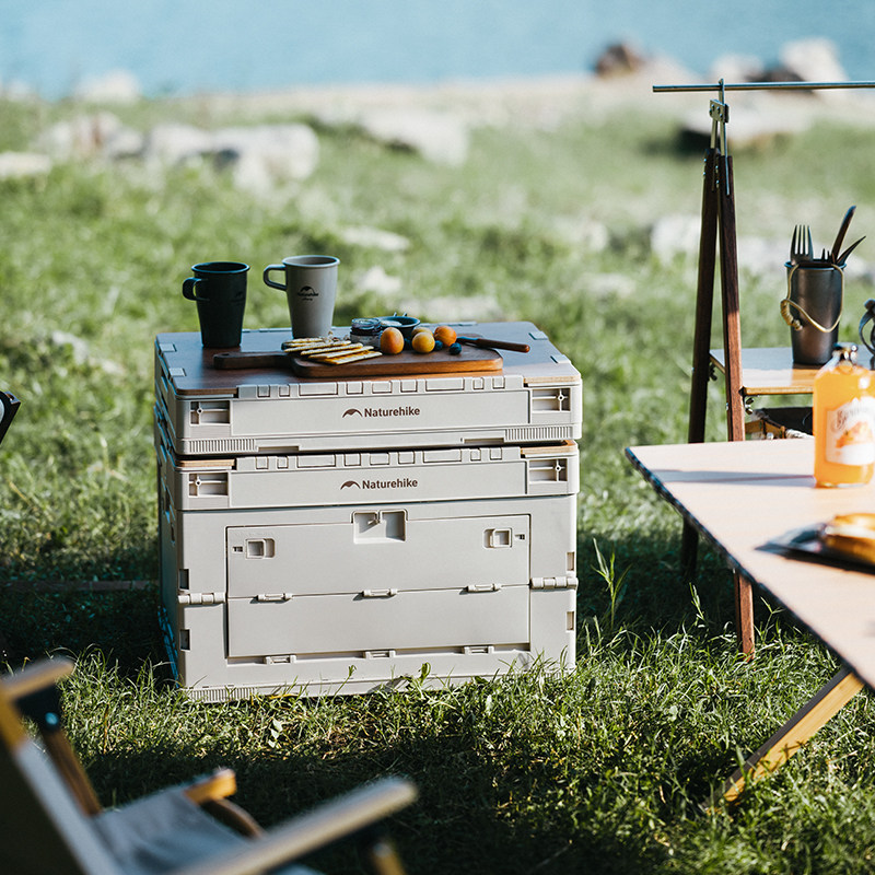 挪客户外折叠收纳箱大容量便携露营桌子储物箱野营装备车载杂物箱,淘宝优惠券,粉丝福利购,淘宝优惠卷