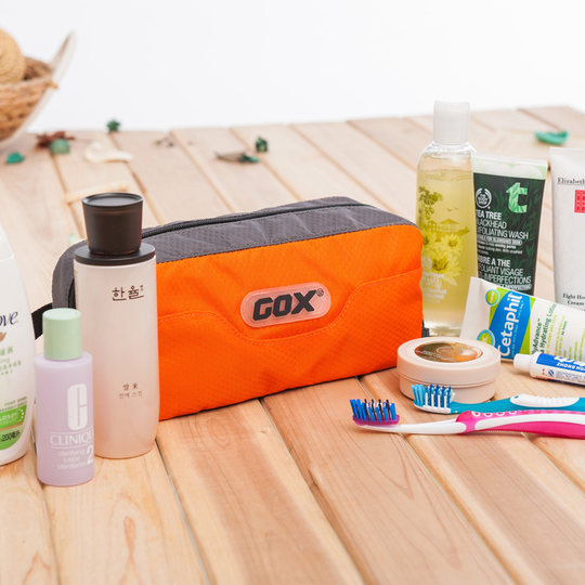 GOX洗漱袋大容量多功能收纳化妆包便携男女出差旅行干湿分离防水