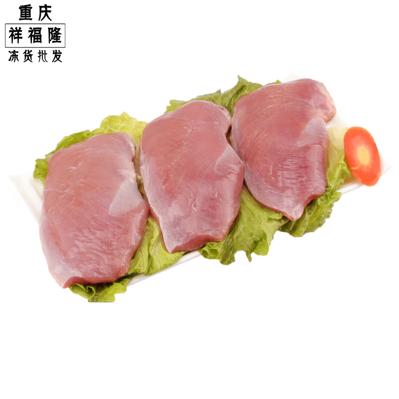 六和去皮鸭胸肉冷冻鸭脯肉去油瘦肉新鲜生冰冻狗宠物鸭肉每件10斤-图1