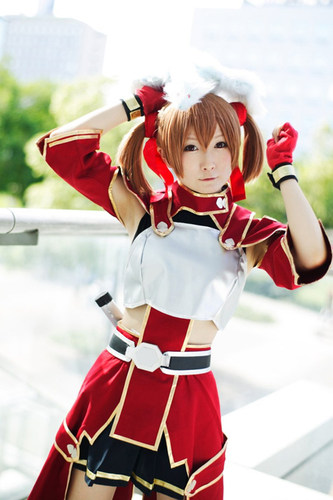 cosplay服装 刀剑神域 西莉卡 驯兽使通常战斗服 现货 - 图2