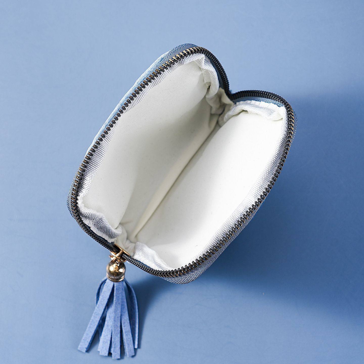 时尚简约流苏化妆包便携迷你口红包大容量卫生巾收纳包随身零钱包,淘宝优惠券,粉丝福利购,淘宝优惠卷