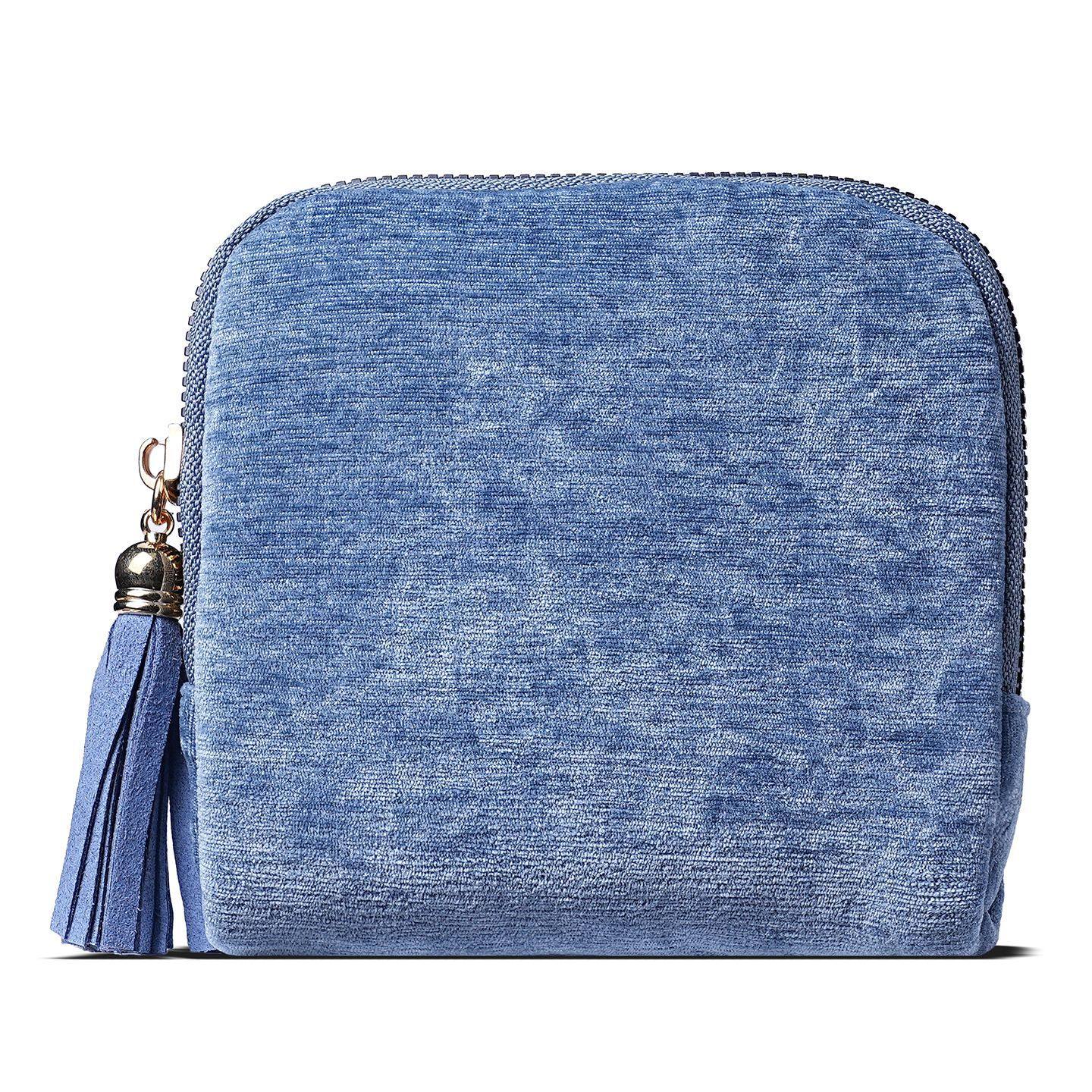 时尚简约流苏化妆包便携迷你口红包大容量卫生巾收纳包随身零钱包,淘宝优惠券,粉丝福利购,淘宝优惠卷