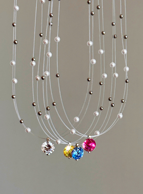 S925纯银莫桑钻石吊坠