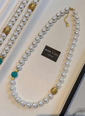 新中式天河石串珠项链女