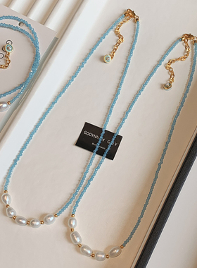 天然巴洛克珍珠项链女