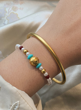 新中式转运珠珍珠手链女