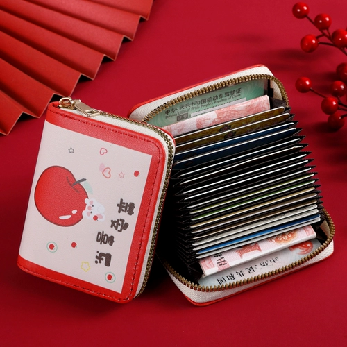 Мультяшный картхолдер, вместительная и большая маленькая сумка через плечо, милый кошелек для водительских прав