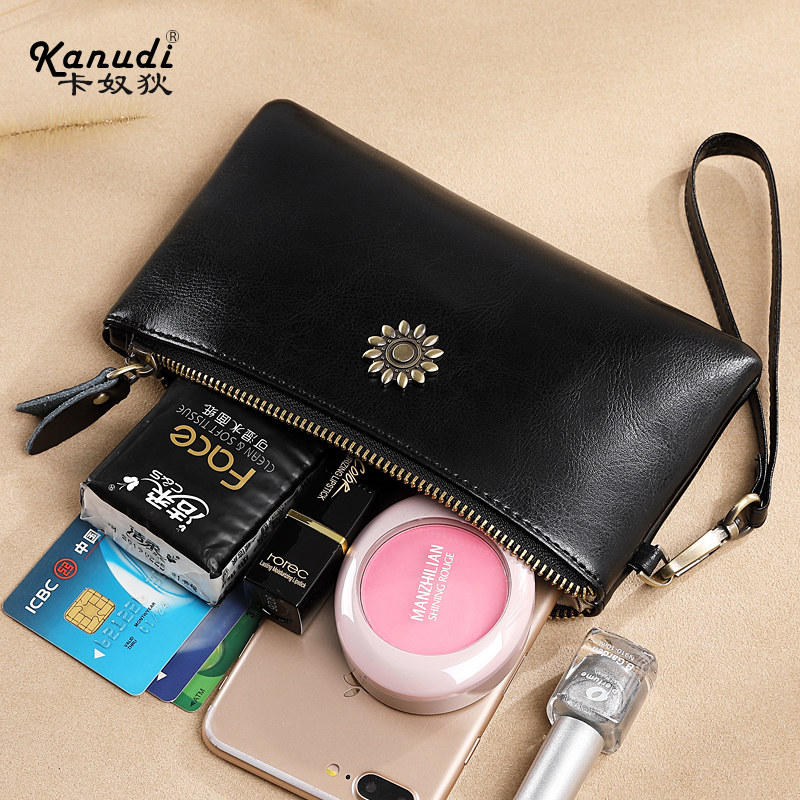 牛皮长款2020新款简约时尚女钱包 卡奴狄钱包