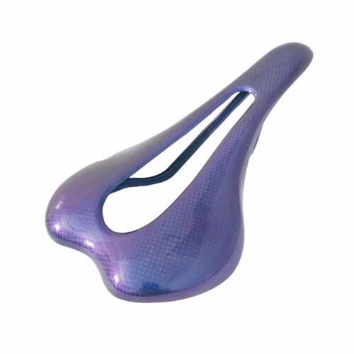 TMTX自行车坐垫蓝紫渐变透气碳纤维中空山地车公路车鞍座户外骑行 - 图2