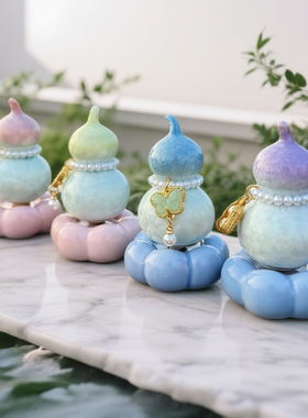 景德镇转转葫芦摆件茶宠装饰品