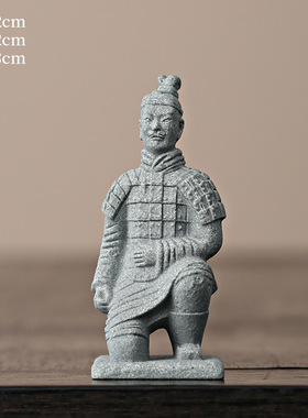 将军俑兵马俑摆件鱼缸造景微景观